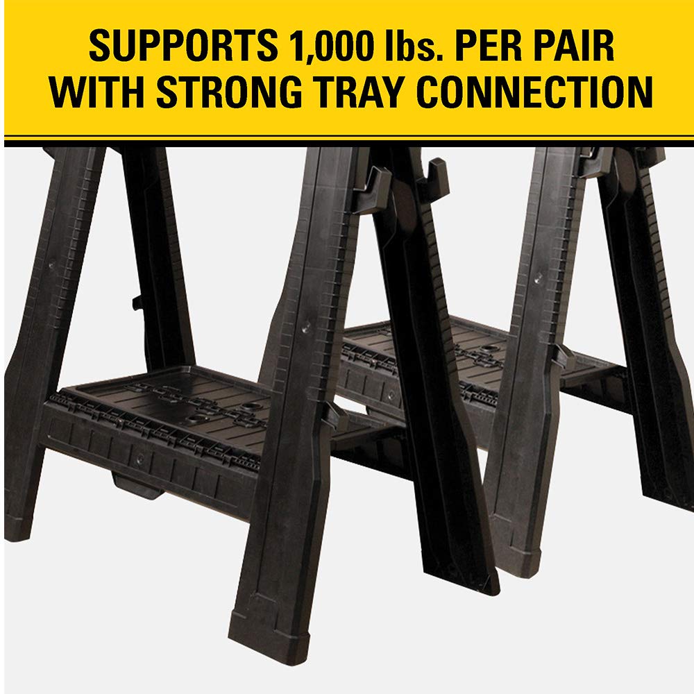 Stanley 060864R Folding Sawhorse Twin Pack - Image 4