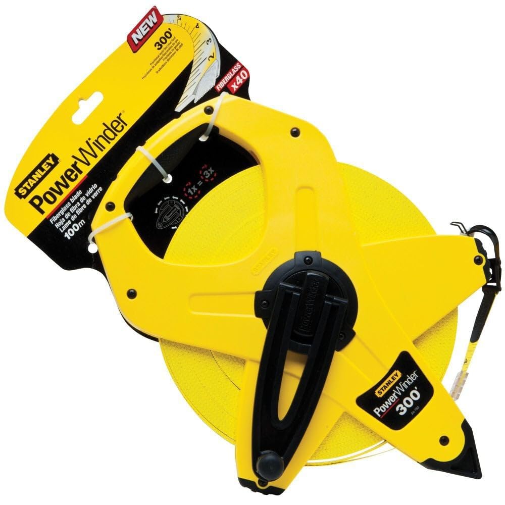 Stanley 300 Ft. Powerwinder Open Tape with A Fiberglass Blade - Image 3