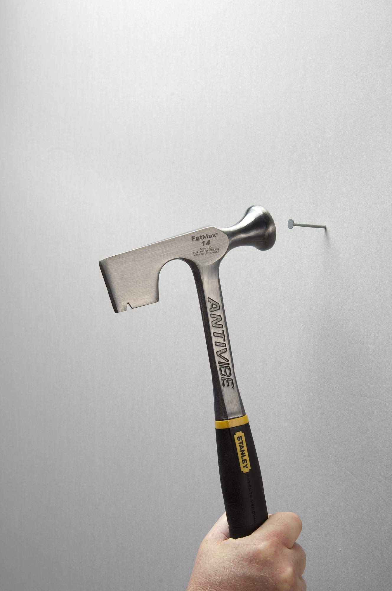 Stanley 54-015 14 oz FatMax AntiVibe Drywall Hammer - Image 4