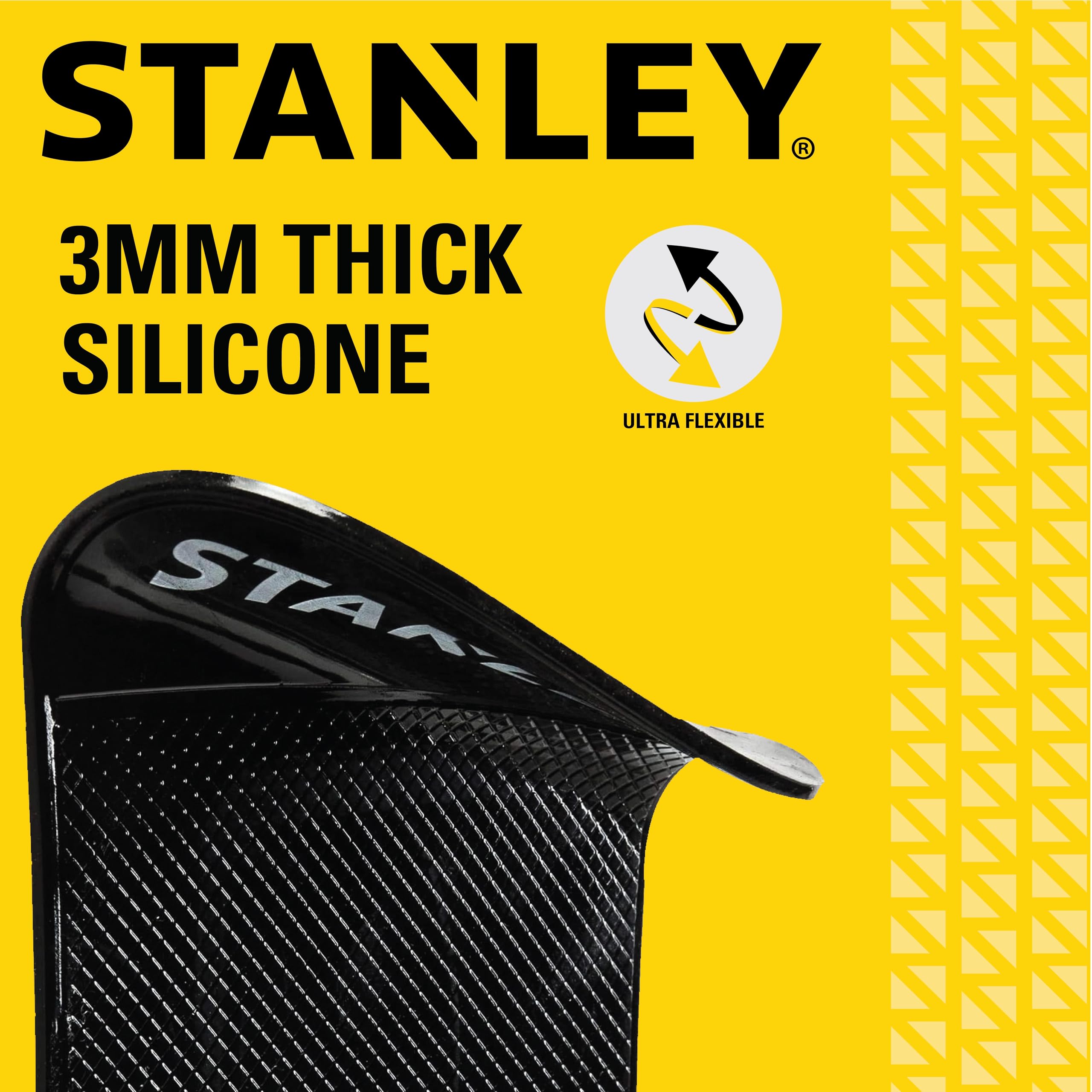 STANLEY S4005 3.5" x 5.75" Extra-Strong Anti-Slip Grip Dashboard Gel Pad for Cell Phone, Tablet, GPS, Keys or Sunglasses - Image 3