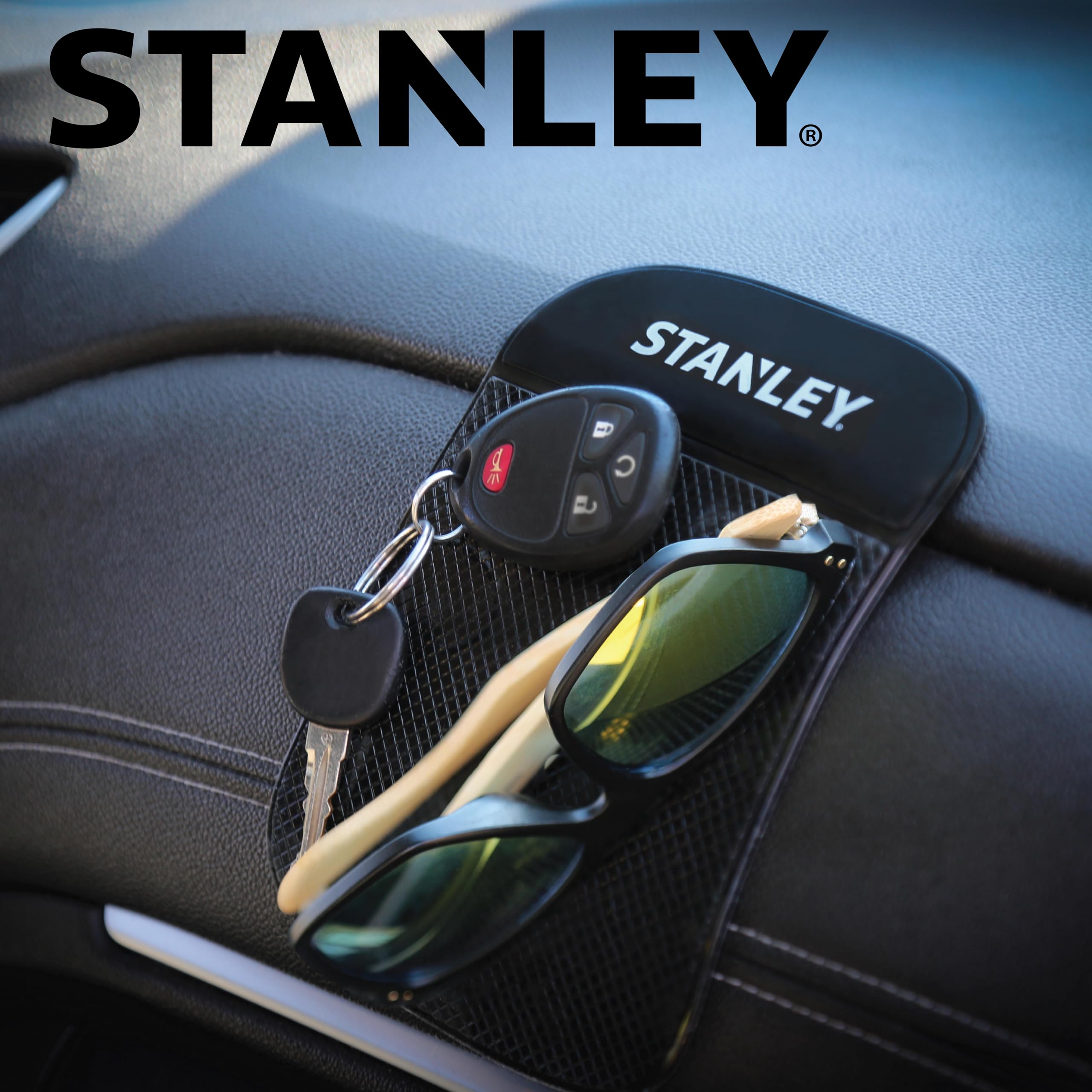 STANLEY S4005 3.5" x 5.75" Extra-Strong Anti-Slip Grip Dashboard Gel Pad for Cell Phone, Tablet, GPS, Keys or Sunglasses - Image 7